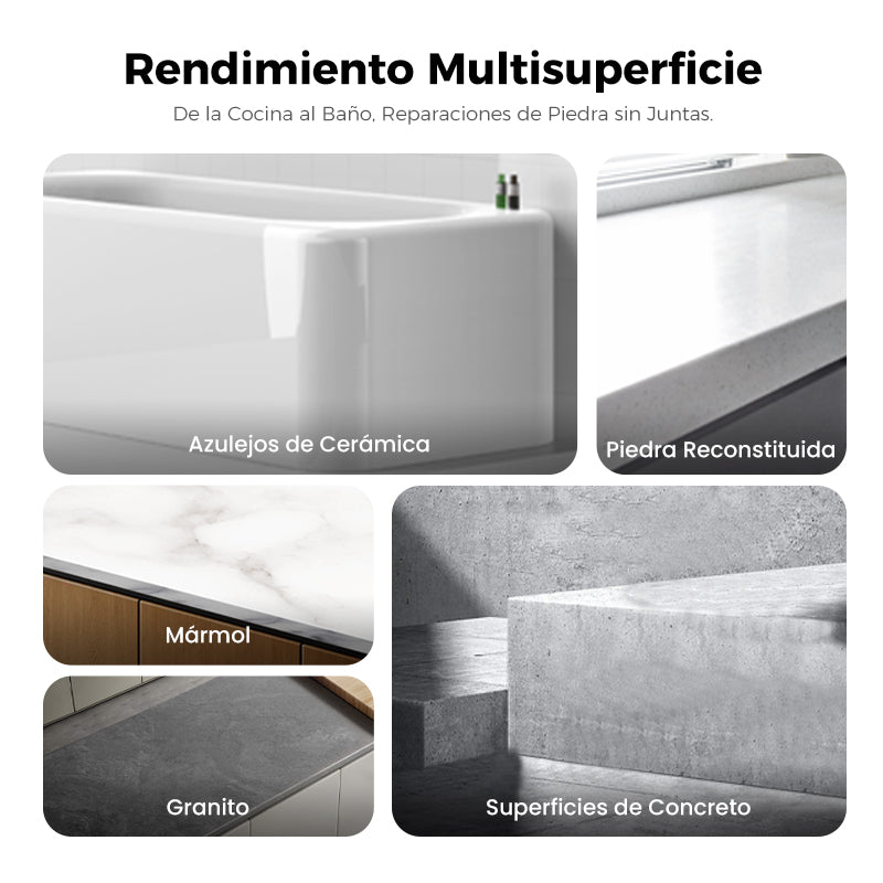 Kit multifuncional para reparar grietas en baldosas de piedra