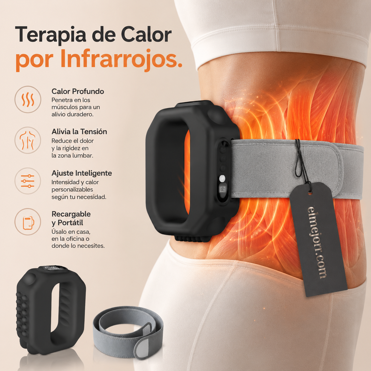🏆Anillo masajeador manual de 5 velocidades con correa ajustable🌿👑