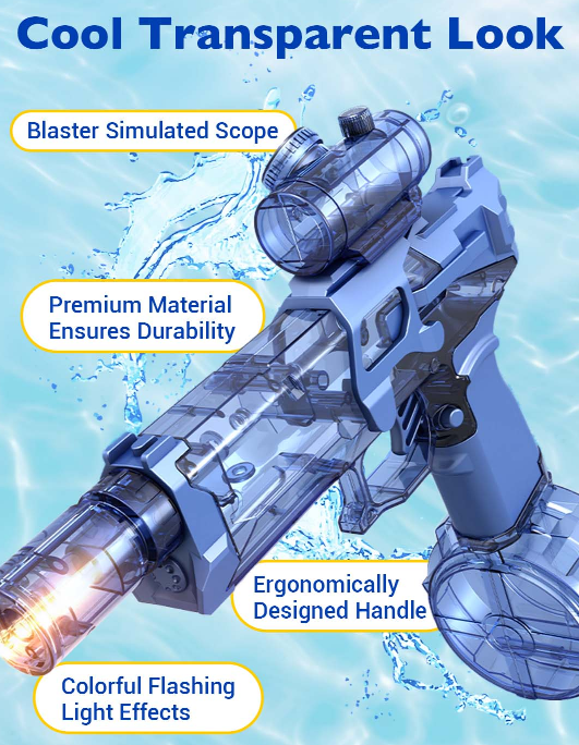 🌊Descuento de verano 🔫💦Pistola de agua de la explosión del hielo del modo rápido