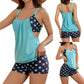 👙 🔥 ¡OFERTA POR TIEMPO LIMITADO 50% DE DESCUENTO! Bikini de Puntos – 4 Colores, Tallas S-3XL, Corte Vintage 🏖️