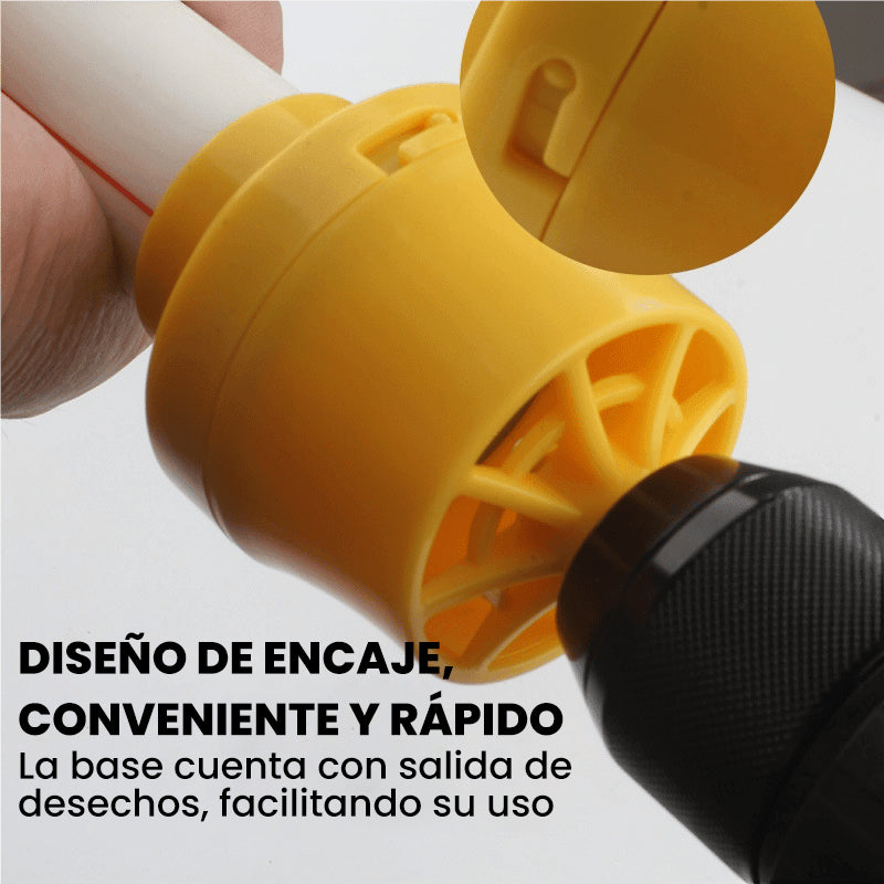 🌲Kit de roscado de tubos de PVC compatible con taladro eléctrico con varios tama