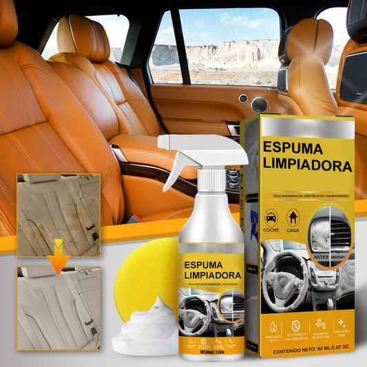 🔥【1° Más Vendido】🔥Los mismos que se encuentran en los talleres de detallado de automóviles de alta gama.Espuma limpiadora multiusos
