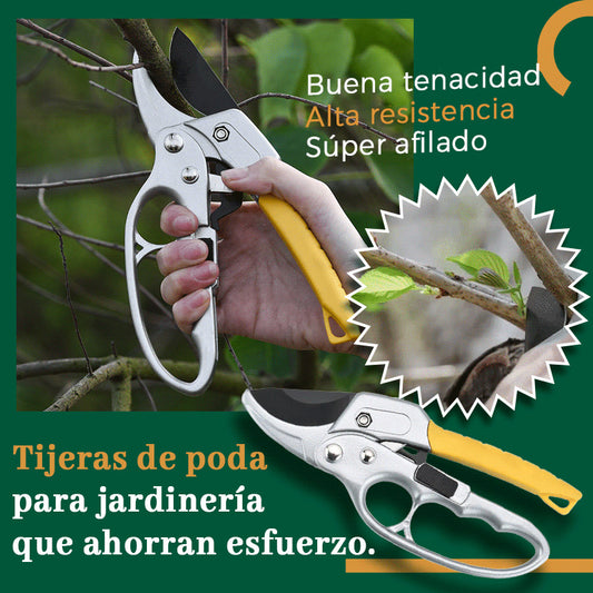 Tijeras de podar que ahorran trabajo en jardinería