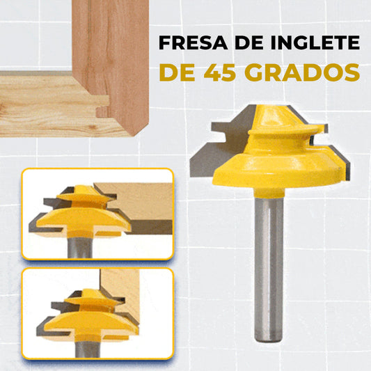 🎁VENTA CALIENTE ⏳Broca para enrutador de inglete de 45 °