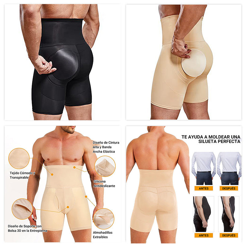 Fajas moldeadoras de cintura alta para hombre - COMPRA 2 ENVÍO GRATIS