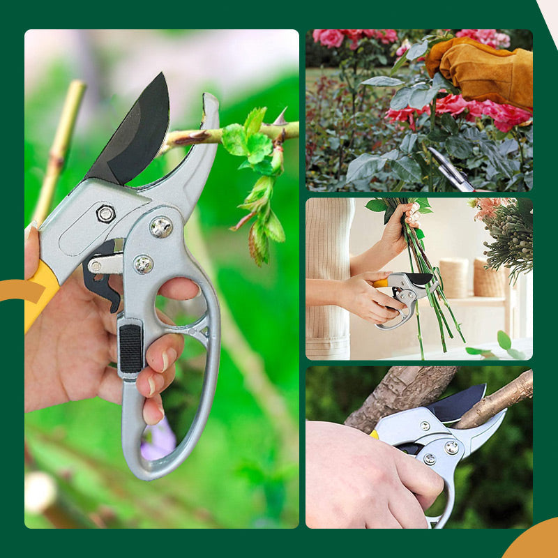 Tijeras de podar que ahorran trabajo en jardinería