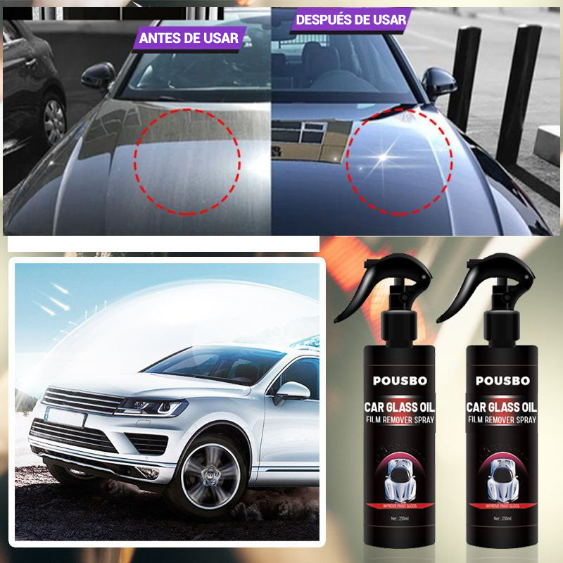 ✨✨✨Compre 2 y llévese 3 gratis✨✨✨ - Spray desengrasante para cristales de coche