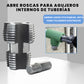 🌲Kit de roscado de tubos de PVC compatible con taladro eléctrico con varios tama