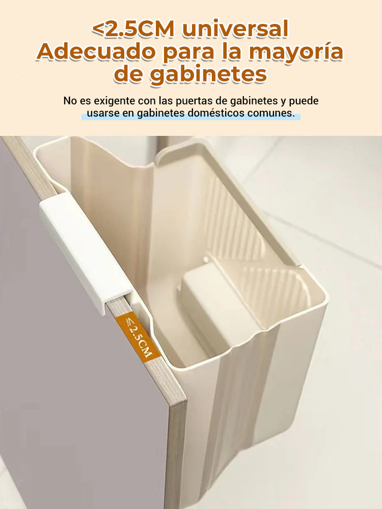 Cubeta de basura colgante para residuos de cocina