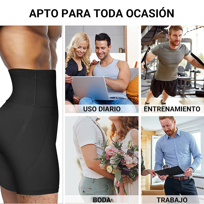 Fajas moldeadoras de cintura alta para hombre - COMPRA 2 ENVÍO GRATIS