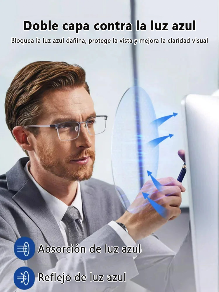 Gafas de presbicia ultraligeras antiazules