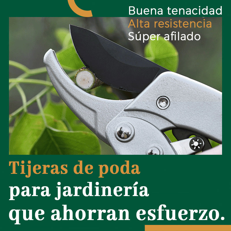 Tijeras de podar que ahorran trabajo en jardinería