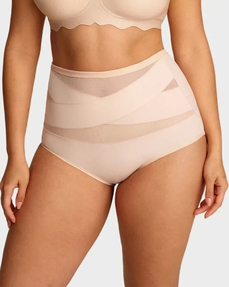 🌸 ¡Último día a precio especial 29.99$! 🔥Compra 1 y llévate 1 gratis🎁Bragas moldeadoras de cintura alta cruzada para tallas grandes