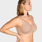 🏆 ¡Precio especial de último día: 9,99 £! 💐 Sujetador elegante, transparente y de cobertura total para mujer, tallas grandes.