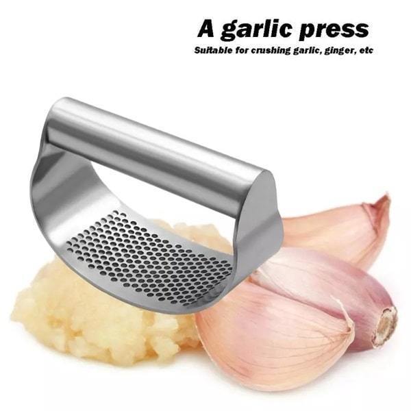 Prensa de ajo de acero inoxidable (oferta por tiempo limitado)