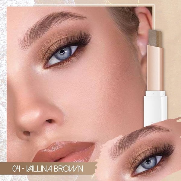 😍6 Piezas Lápiz de Sombra de Ojos 2 en 1 con Brillo Instantáneo, ¡Maquillaje Perfecto🔥