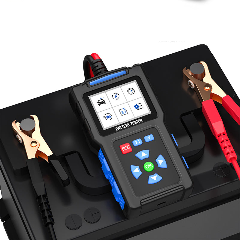 Comprobador de baterías de coche BT100, comprobador de carga de 12 V
