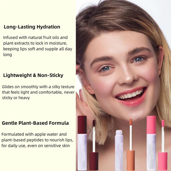 💗COMPRE 1 OBTENGA 1 GRATIS💗Aceite labial para manchar labios (no pegajoso | Sin manchas | 24H de larga duración👄)