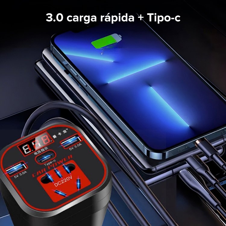 Inversor de Coche con [Alta Potencia de Salida]