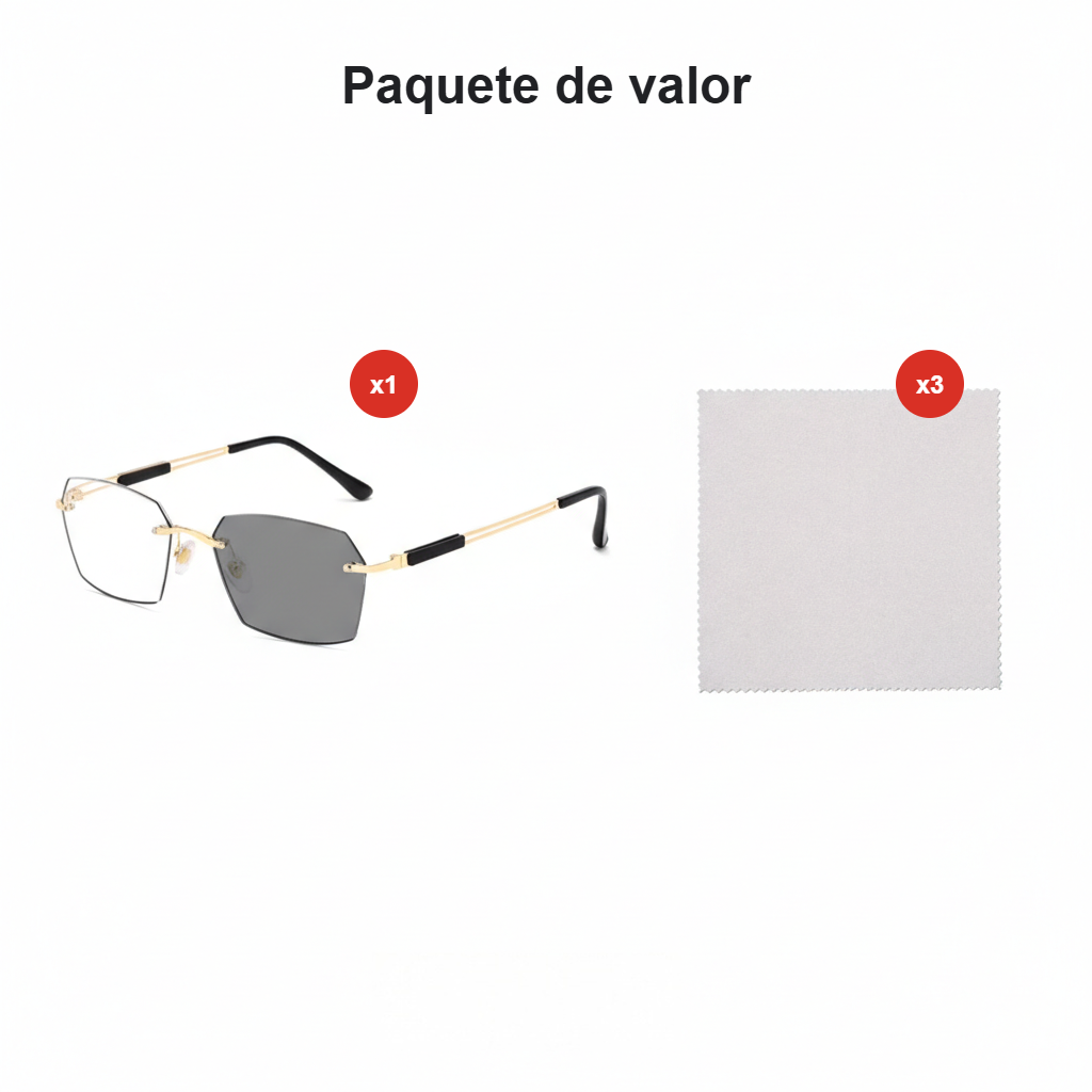 Gafas de Lectura Fotocromáticas 2 en 1 que Bloquean la Luz Azul
