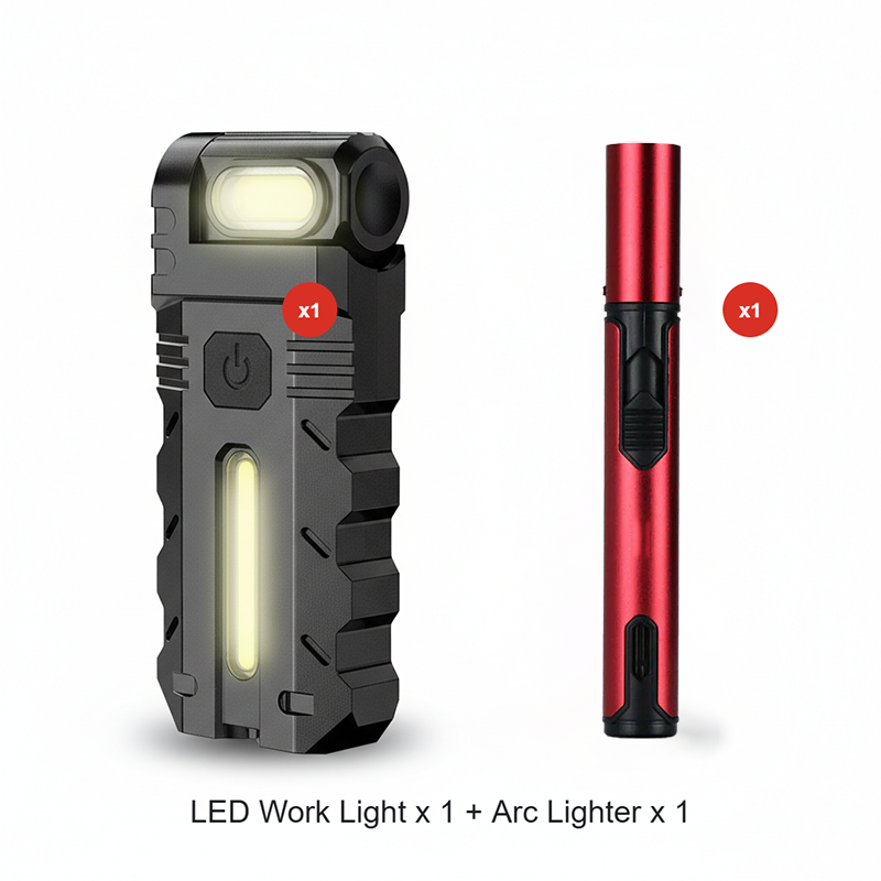 LINTERNA DE TRABAJO LED CON CABEZAL GIRATORIO DE 180°