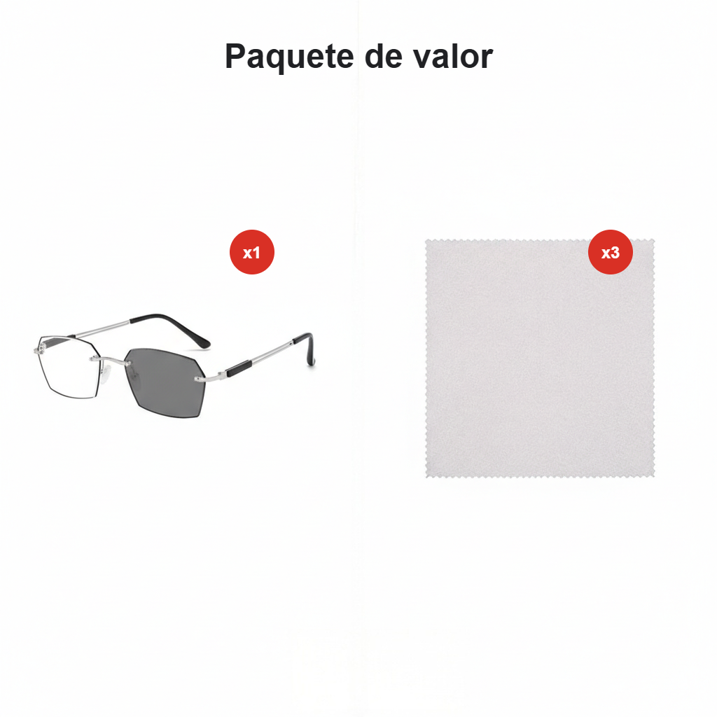 Gafas de Lectura Fotocromáticas 2 en 1 que Bloquean la Luz Azul
