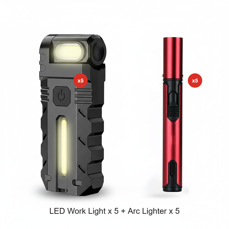 LINTERNA DE TRABAJO LED CON CABEZAL GIRATORIO DE 180°