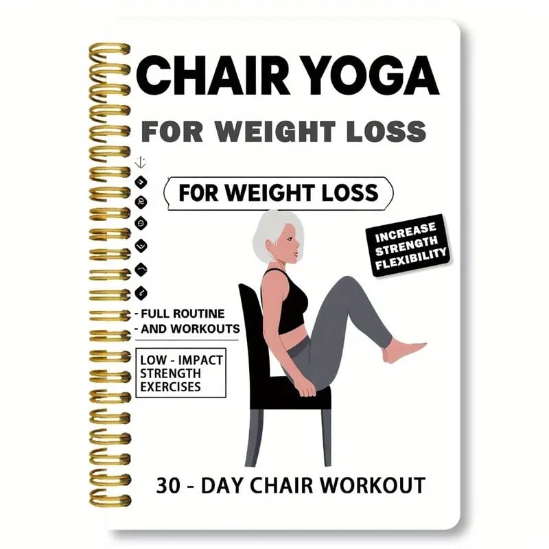 🔥¡OFERTA DE NAVIDAD CON UN 50% DE DESCUENTO!🔥 Guía de 30 días para bajar de peso con yoga en silla.