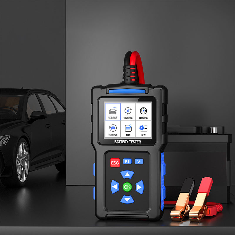 Comprobador de baterías de coche BT100, comprobador de carga de 12 V