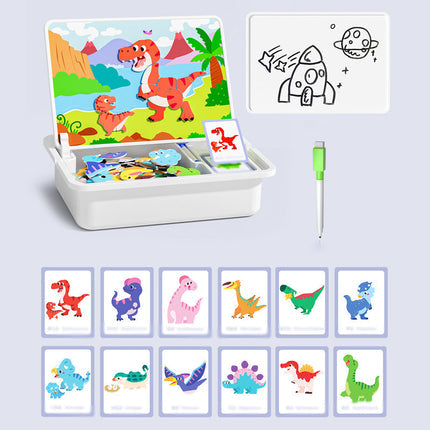 🎨 Puzzles Magnéticos de Vestir para Caras - Juego Educativo de Doble Cara para Niños, Ideal para Viajes y Aprendizaje Creativo ✨🧒