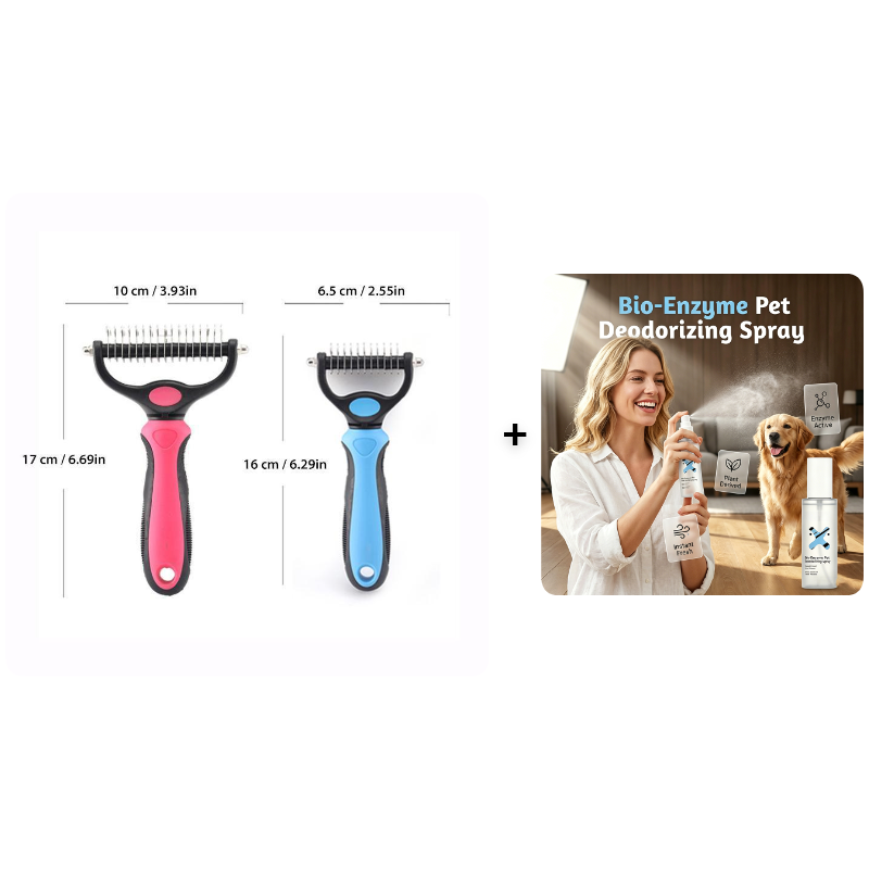 🎁 Peines para mascotas - solución fácil para los nudos de pelo de las mascotas
