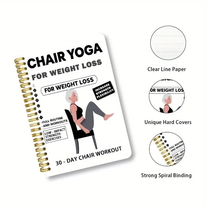 🔥¡OFERTA DE NAVIDAD CON UN 50% DE DESCUENTO!🔥 Guía de 30 días para bajar de peso con yoga en silla.