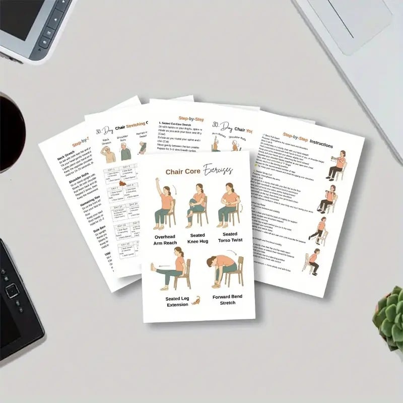🔥¡OFERTA DE NAVIDAD CON UN 50% DE DESCUENTO!🔥 Guía de 30 días para bajar de peso con yoga en silla.