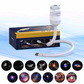 🌌 ¡50% DE DESCUENTO AHORA! 💫 Lámpara USB con proyección de cielo estrellado: 13 discos de película intercambiables y cuello flexible: perfecta para el dormitorio ✨