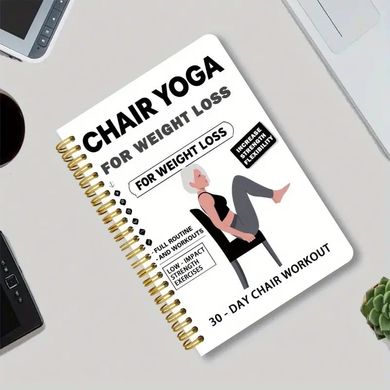 🔥¡OFERTA DE NAVIDAD CON UN 50% DE DESCUENTO!🔥 Guía de 30 días para bajar de peso con yoga en silla.