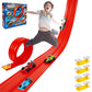 🎁Oferta especial de Navidad: 50 % de descuento🎅🏎️Pista de carreras con ventosas para coches de aleación para niños DIY