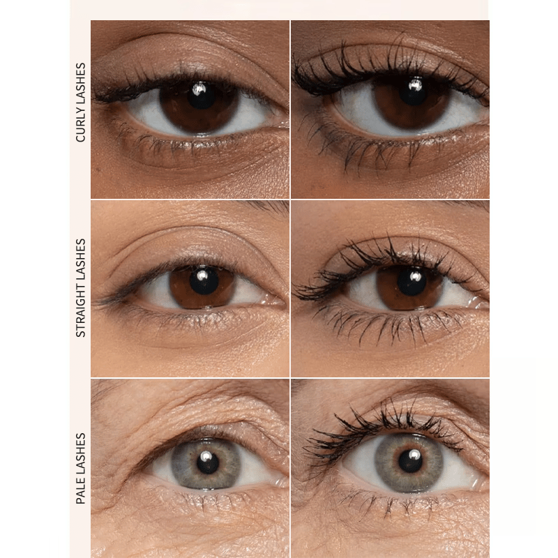 💞¡Más de 50 000 unidades vendidas!👁️✨ ¡Pestañas preciosas durante todo el día, sin que se corra! Máscara de pestañas resistente al agua con fibras para un volumen natural. 💖💃