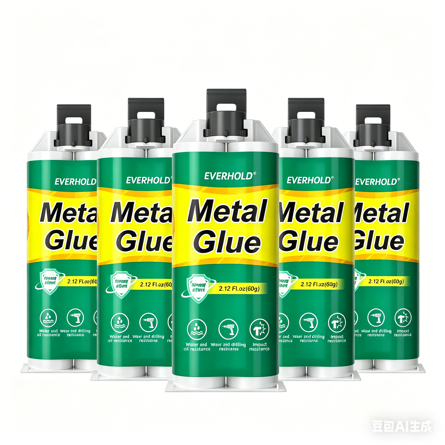 🛠️ Pegamento de reparación de metal AB de alta resistencia