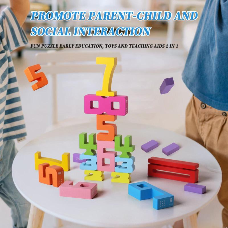 🌈Promoción del último día: 49 % de descuento✨️Bloques numéricos de madera inspirados en Montessori: ¡desbloquea el potencial de tu hijo!