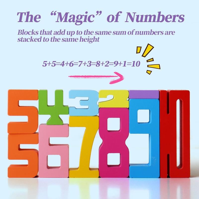 🌈Promoción del último día: 49 % de descuento✨️Bloques numéricos de madera inspirados en Montessori: ¡desbloquea el potencial de tu hijo!
