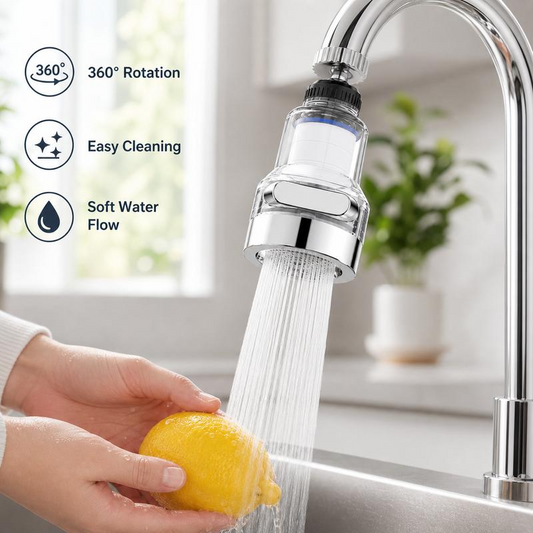 360-Degree Rotating Sink Water Filter Faucet