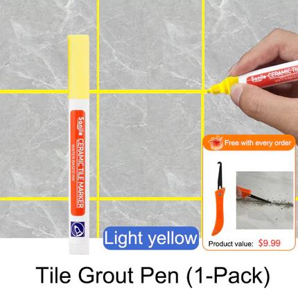 Pousbo®🖌️ ¡Bolígrafo para juntas antimoho e impermeable para baldosas cerámicas! 🧱