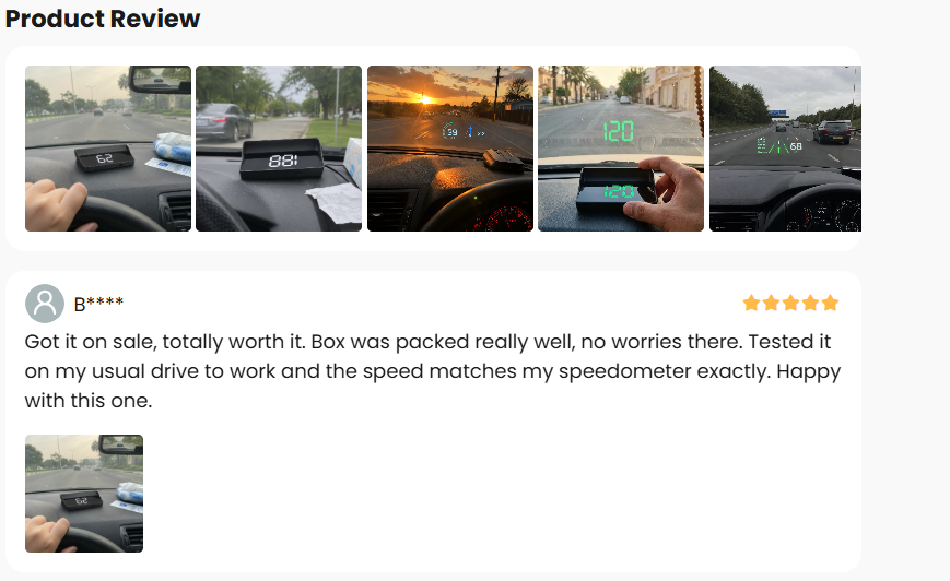 Universal GPS Car Speedometer Head-Up Display