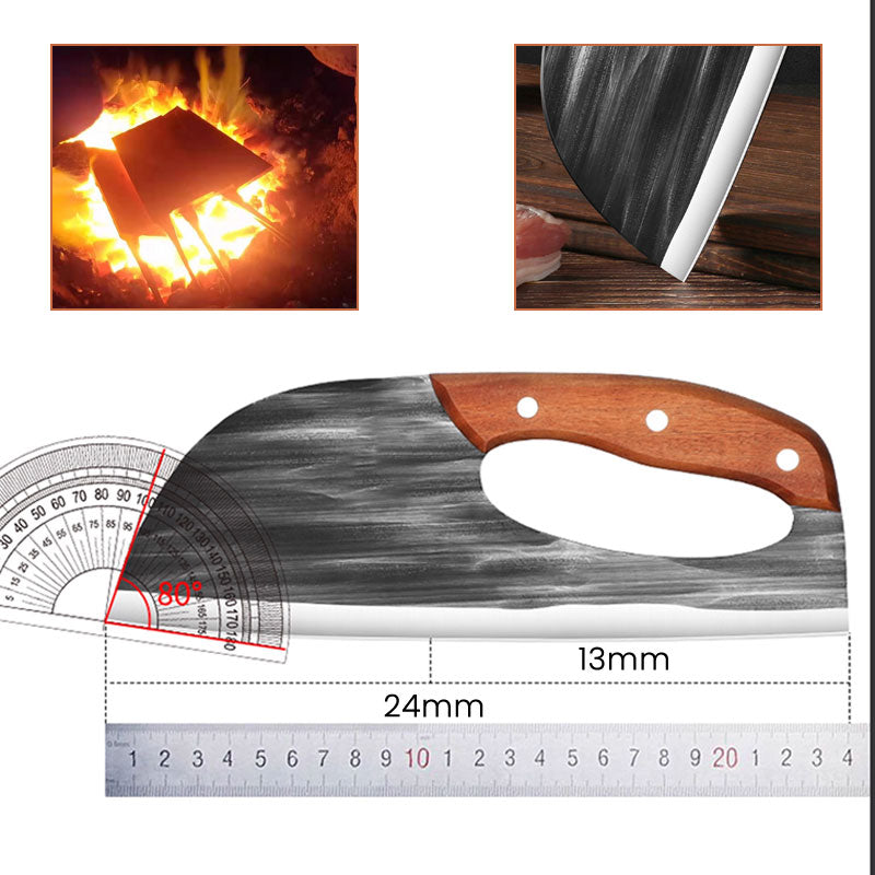 Cuchillo de cocina de acero inoxidable multifuncional que ahorra esfuerzo