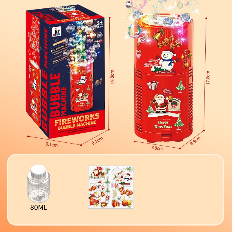 🥳Feliz Año Nuevo🔥 Máquina de burbujas iluminada