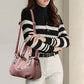 Women's genuine leather tote bag with large capacity