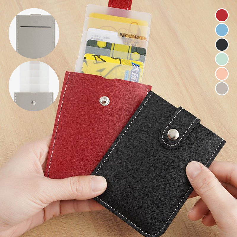 Tarjetero Minimalista Delgado para Múltiples Tarjetas