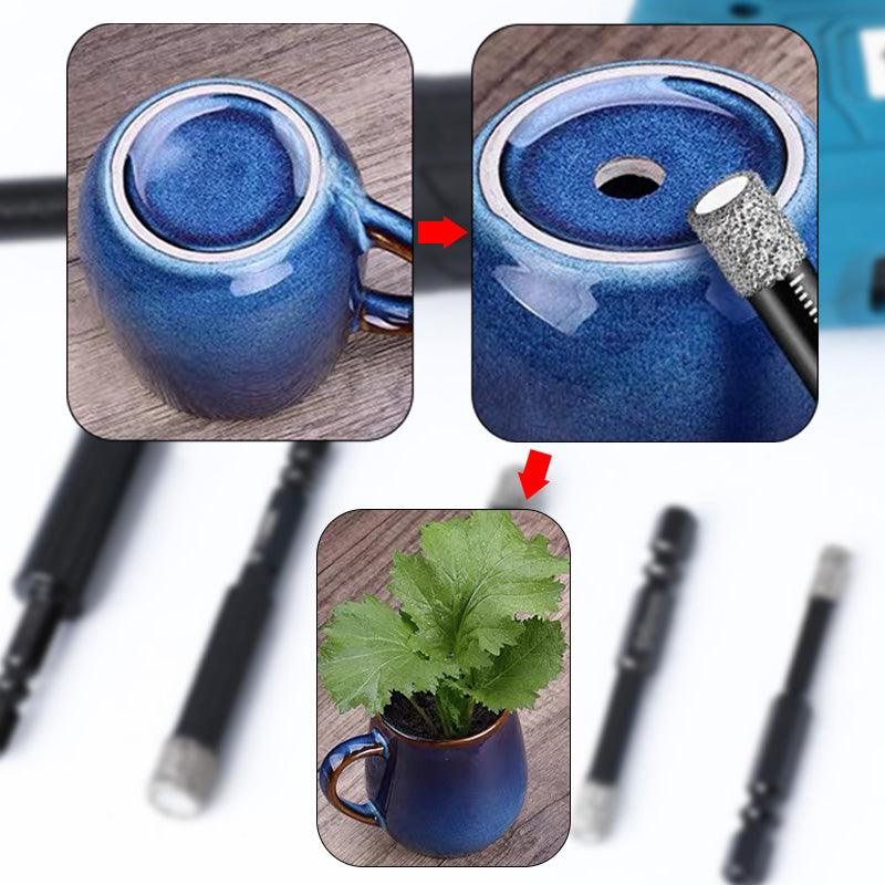 🔥50% OFF🔥Brocas de vástago hexagonal para mármol / baldosas / piedra[Juego completo] 🛠️