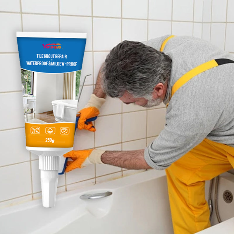 Reparador de juntas para azulejos (250 g): resistente al agua y al moho