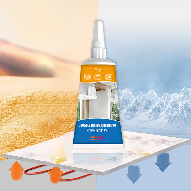 Reparador de juntas para azulejos (250 g): resistente al agua y al moho